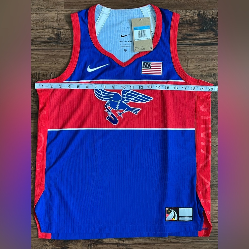 Nike Dri Fit ADV Team USA Paris Olympic Skateboarding Jersey (size wmns M) - Picture 2 of 13